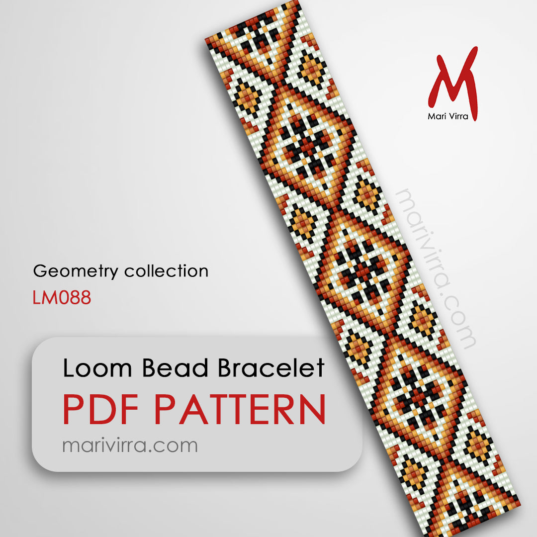 Geometry Collection Bracelet Loom Digital Bead Pattern