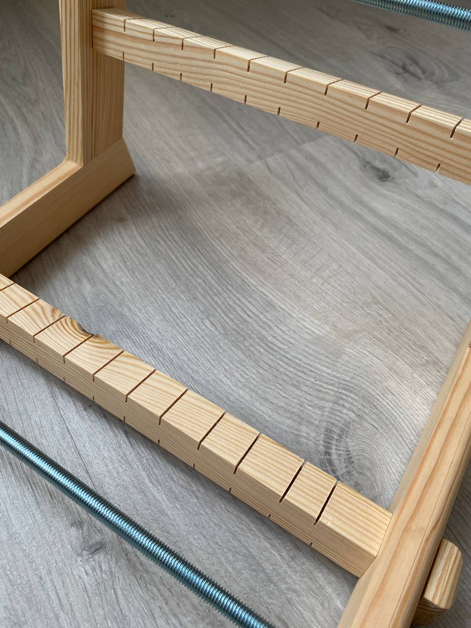 New Wooden Loom with MAGNET for LONG seed beadwork weaving