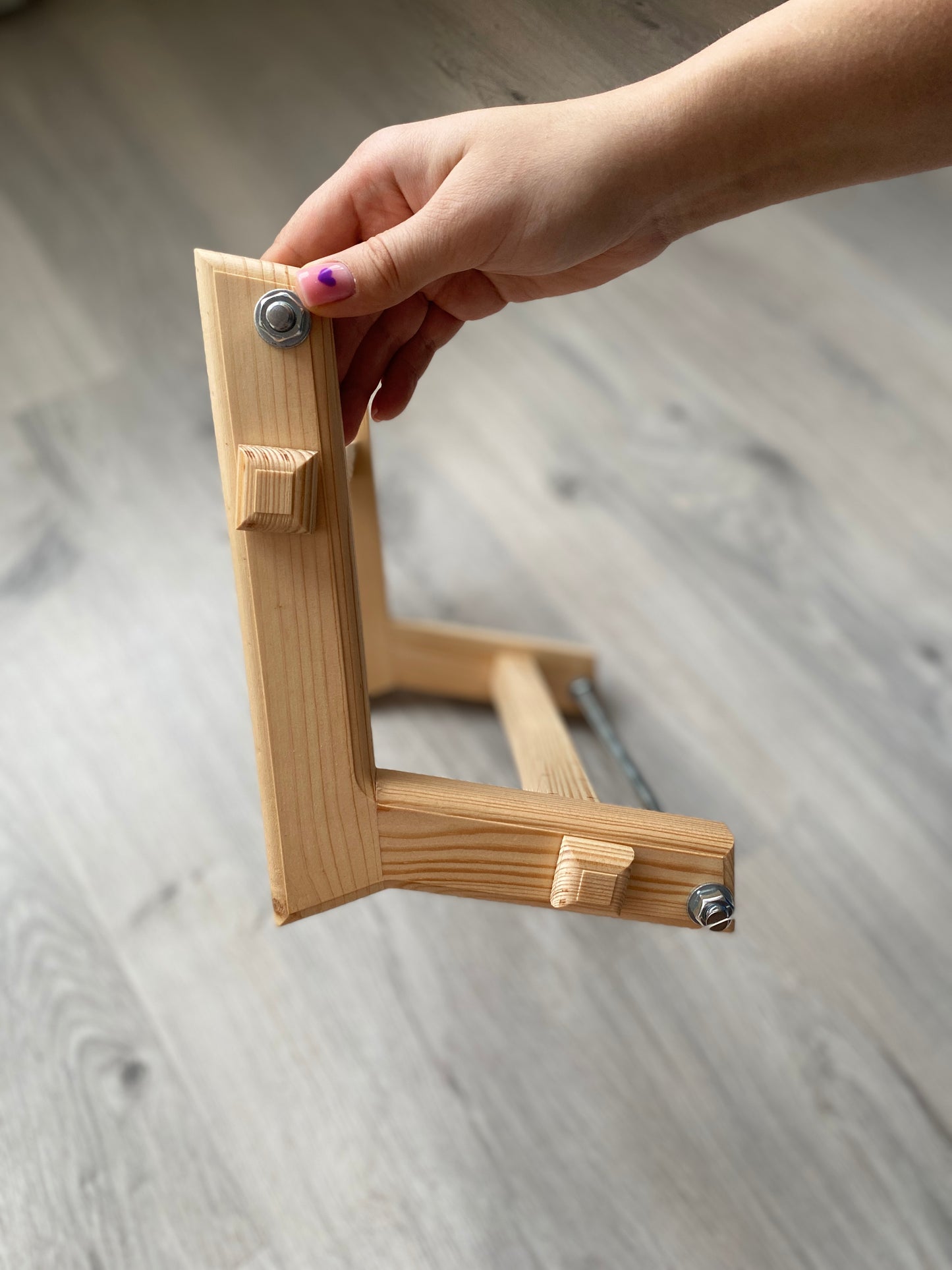 New Wooden Loom with MAGNET for LONG seed beadwork weaving