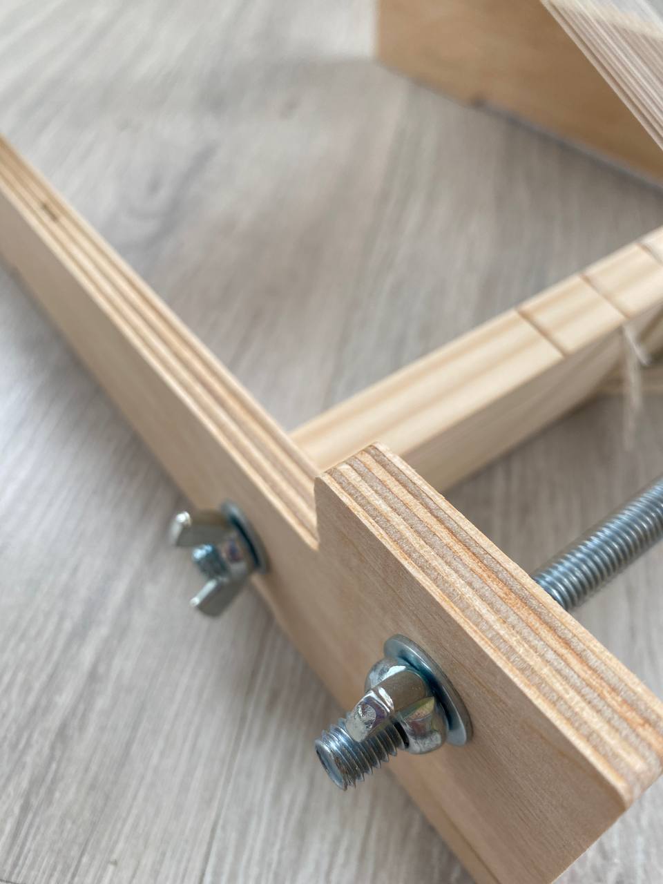 Large Wooden Loom for LONG seed beadwork weaving