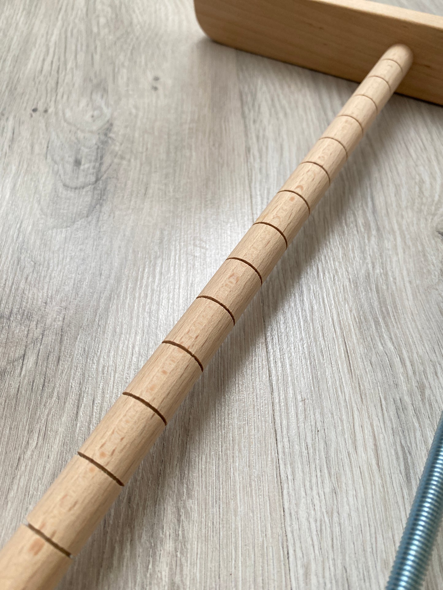 Wide Double-sided Wooden Loom for LONG seed beadwork weaving