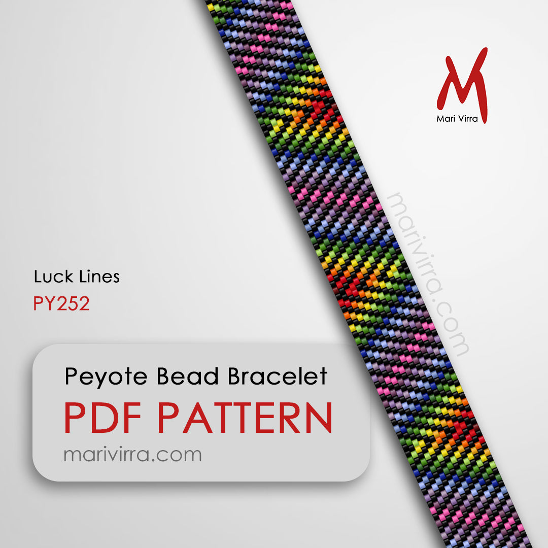 Luck Lines Peyote Digital Bead Pattern