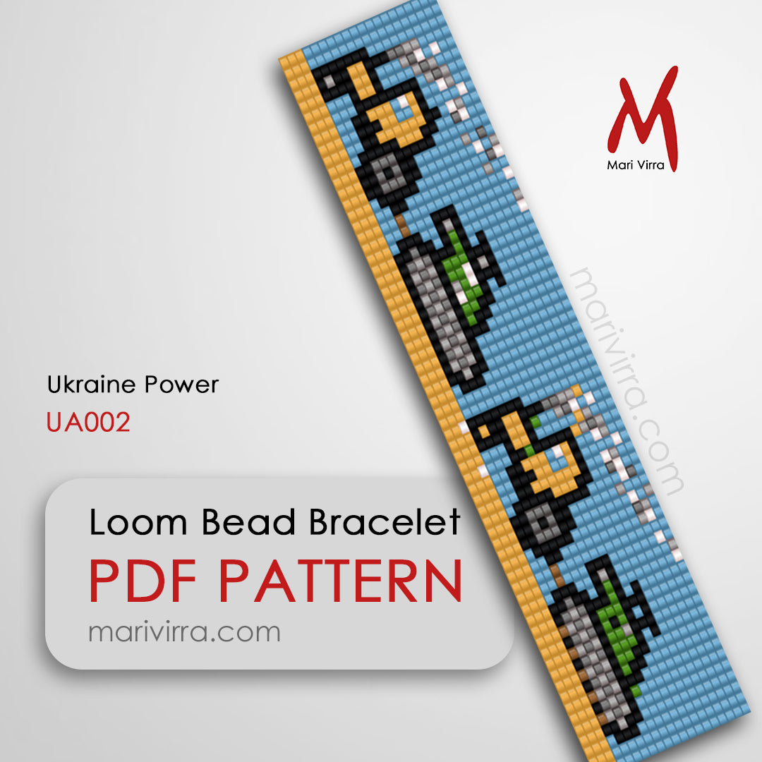 Ukraine Power Loom Digital Bead Pattern