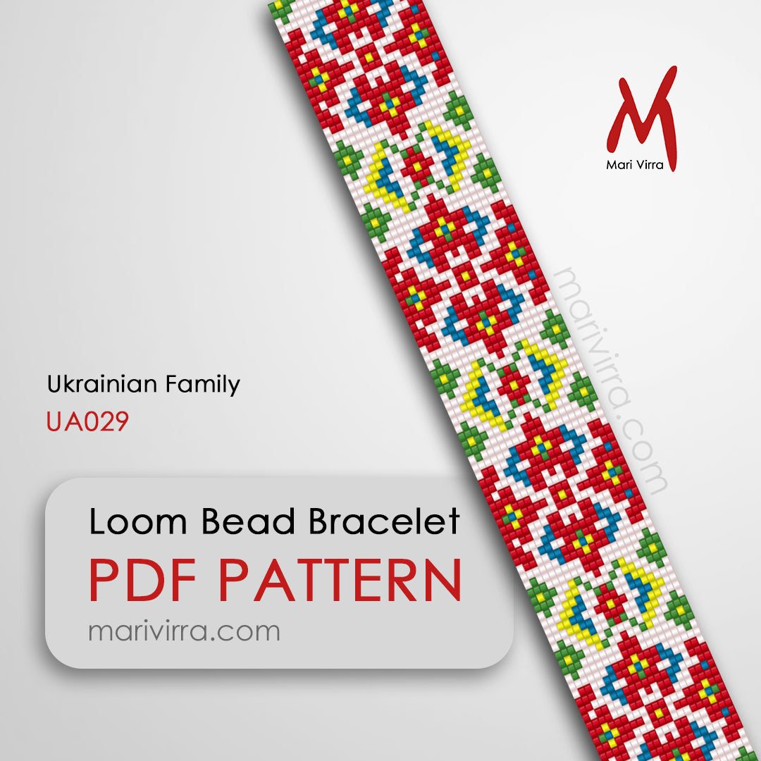 Ukrainian Family Loom Digital Bead Pattern