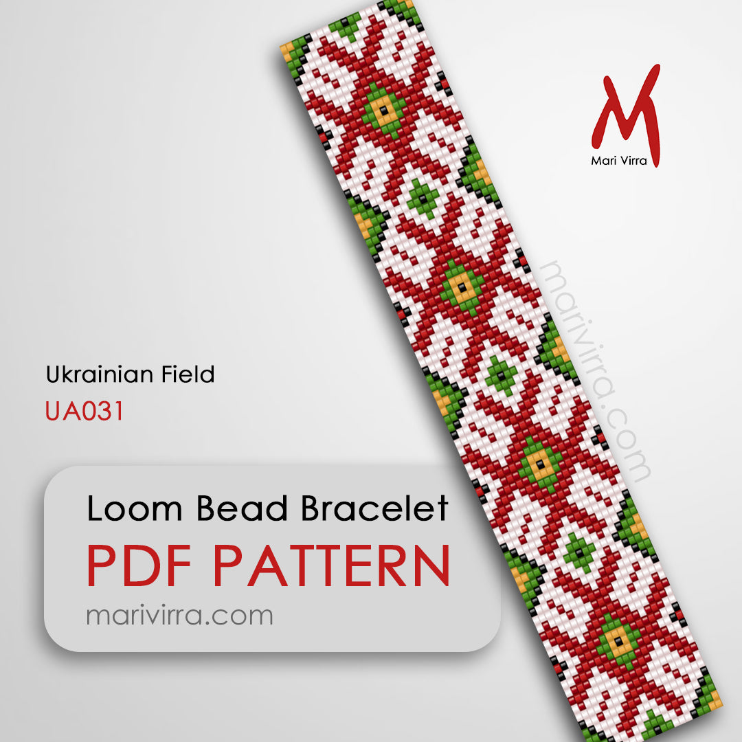 Ukrainian Field Loom Digital Bead Pattern