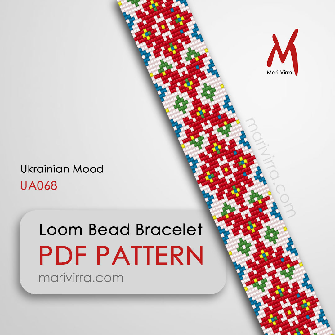 Ukrainian Mood Loom Digital Bead Pattern