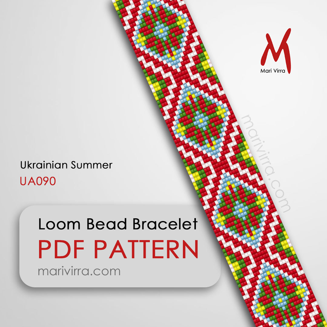 Ukrainian Summer Loom Digital Bead Pattern
