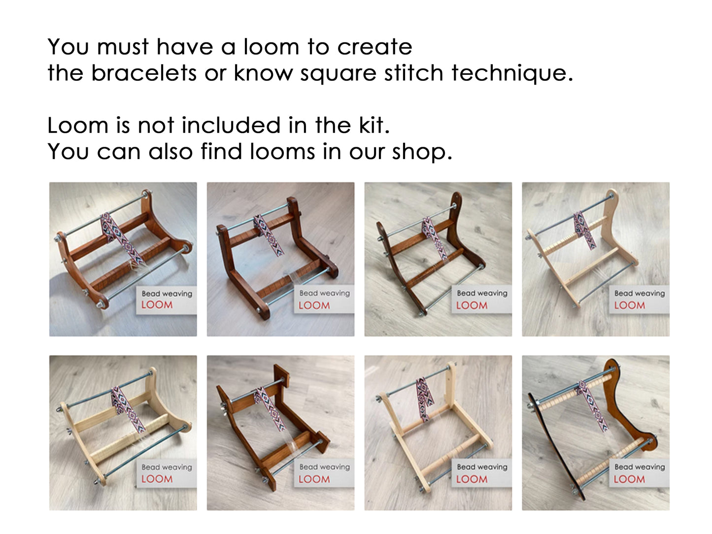 Preciosa Round Starter Beading Pack Kit for creating Loom Bracelets with 10/0 beads size