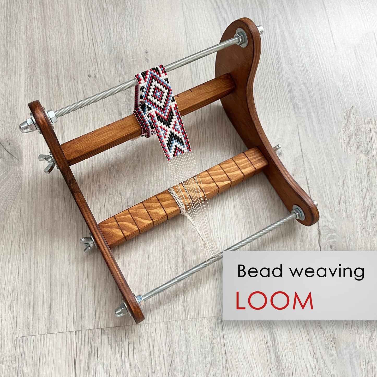 Dark Mini Professional Wooden Loom