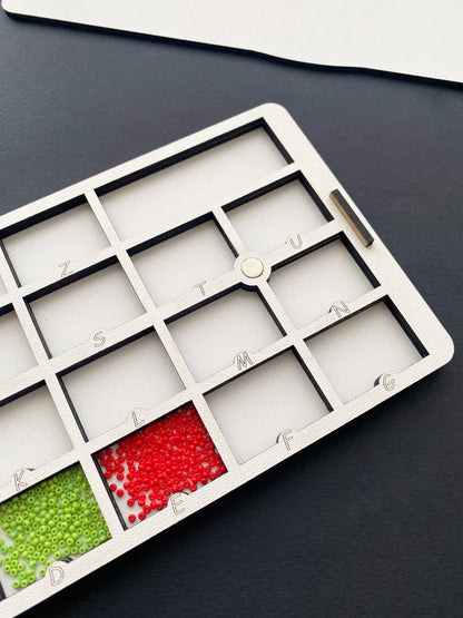 FULL ALPHABET Bead Organizer for seed beads