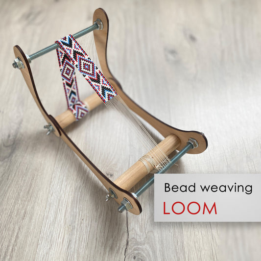 Mini Light Easy Loom for LONG seed beadwork weaving