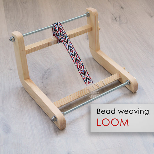 Modern Loom for LONG seed beadwork weaving