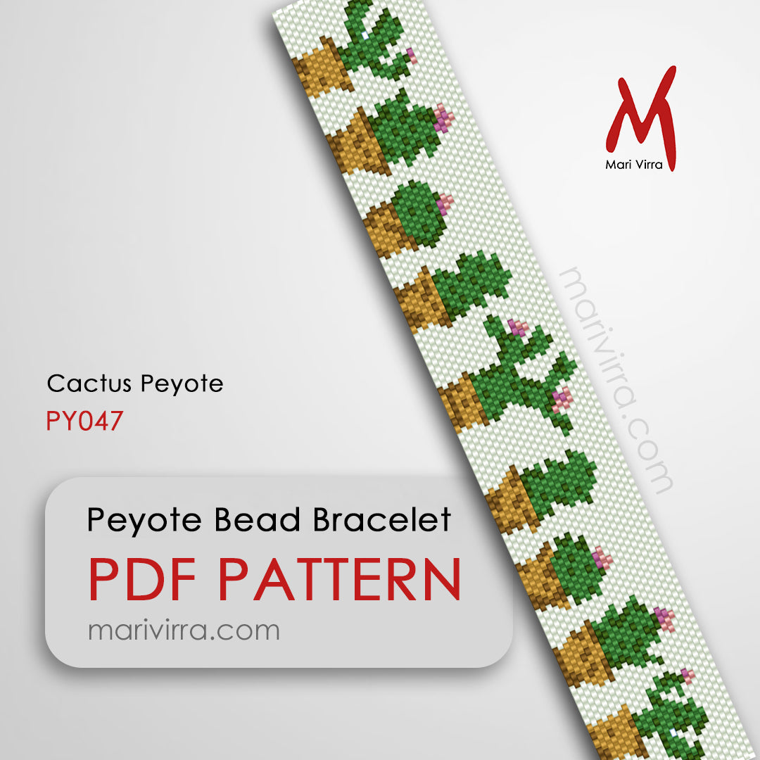 Cactus Peyote Digital Bead Pattern