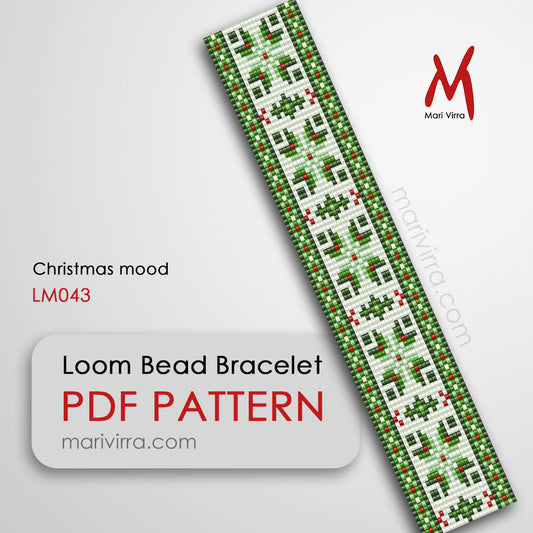 Christmas Mood Loom Digital Bead Pattern