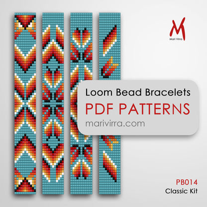 Classic Preciosa Set of Three Loom Digital Bead Patterns