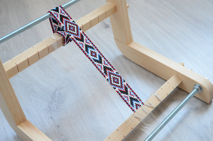 Modern Loom for LONG seed beadwork weaving