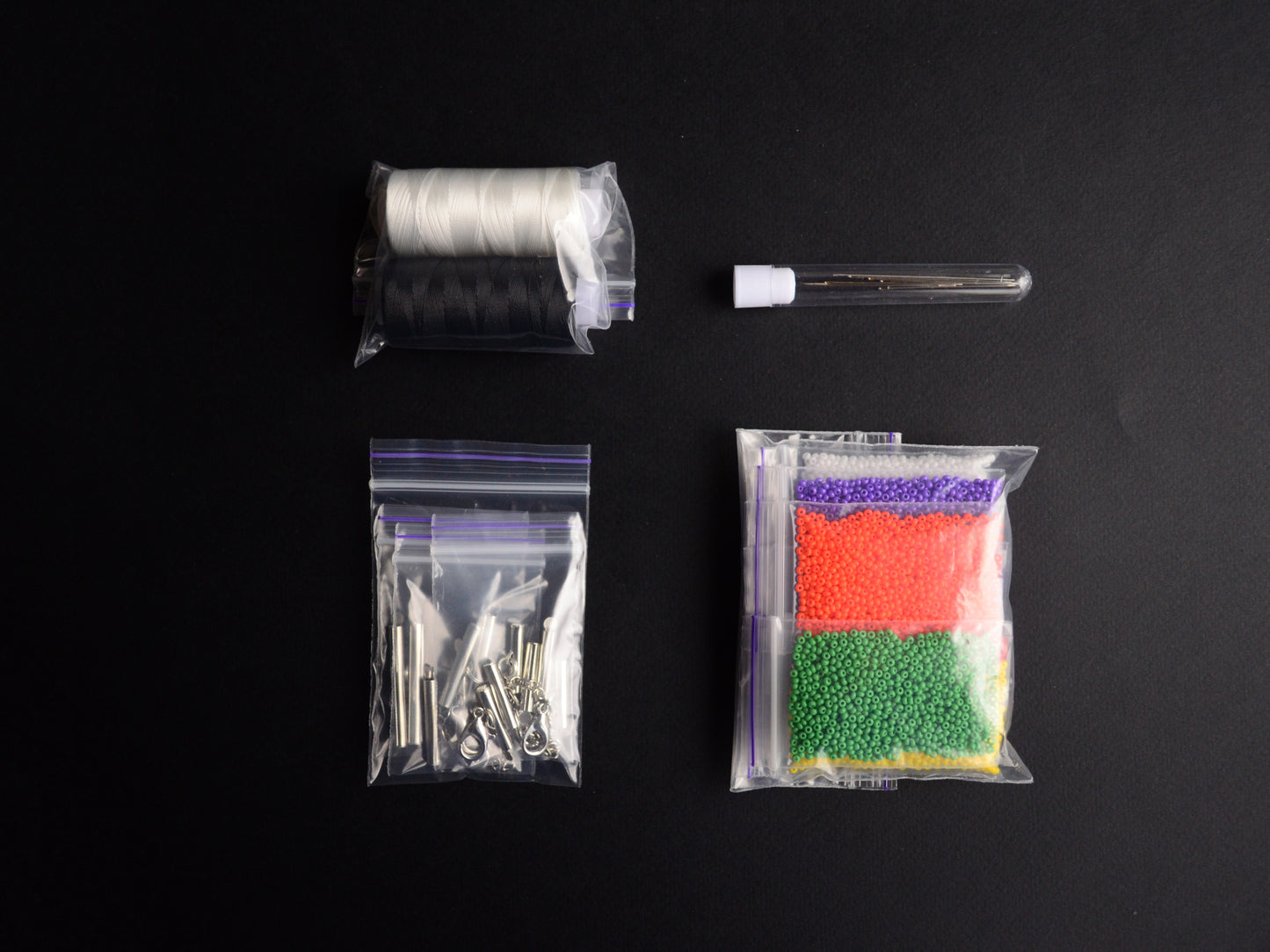 Preciosa Round Starter Beading Pack Kit for creating Loom Bracelets with 10/0 beads size