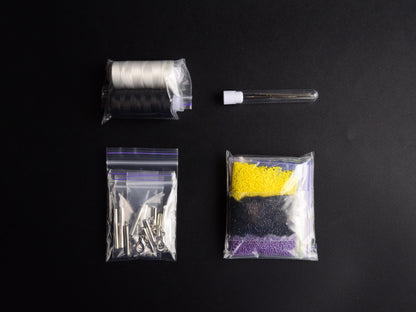 Miyuki Delica Starter Beading Pack Kit for creating Loom Bracelets with 11/0 beads size