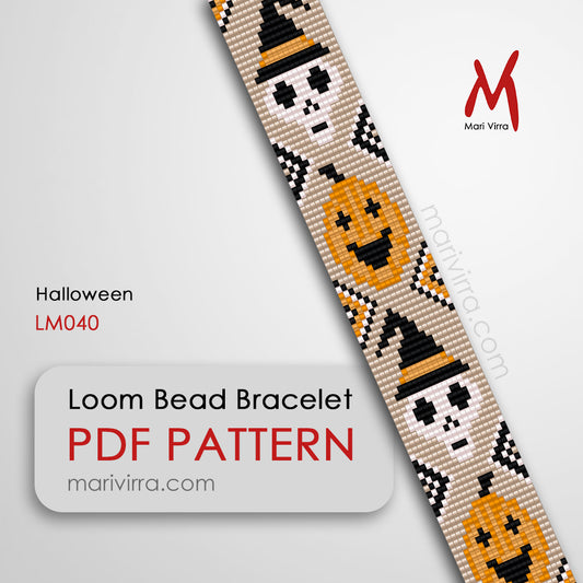 Halloween Loom Digital Bead Pattern