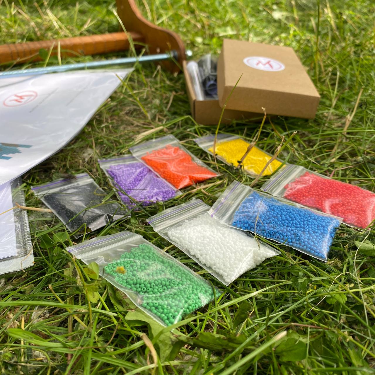 Big Dark Bead Loom Kit - Everything you need to start loom weaving
