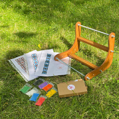 Big Dark Bead Loom Kit - Everything you need to start loom weaving