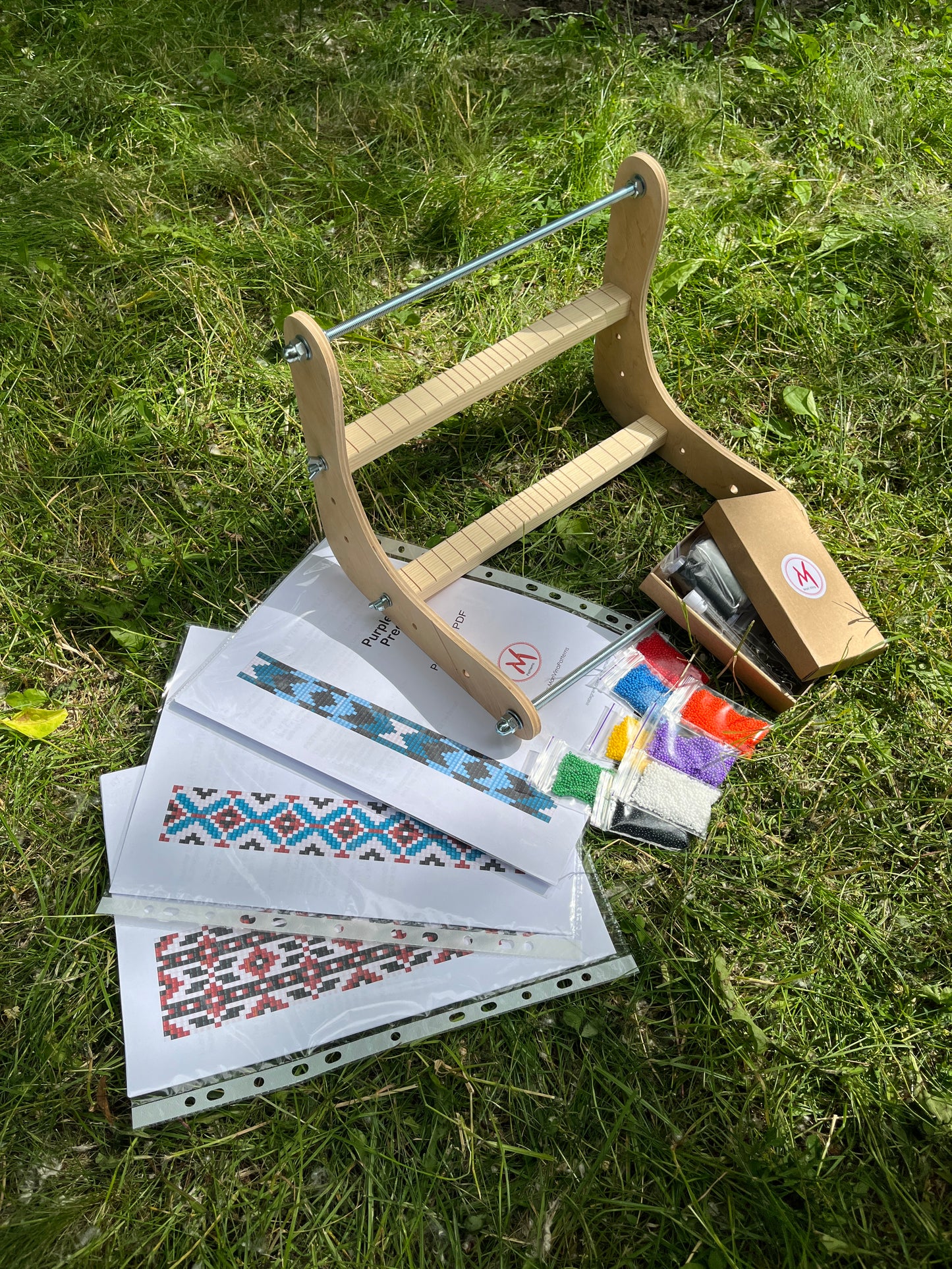 Big Light Bead Loom Kit - Everything you need to start loom weaving