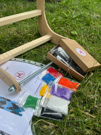 Big Light Bead Loom Kit - Everything you need to start loom weaving