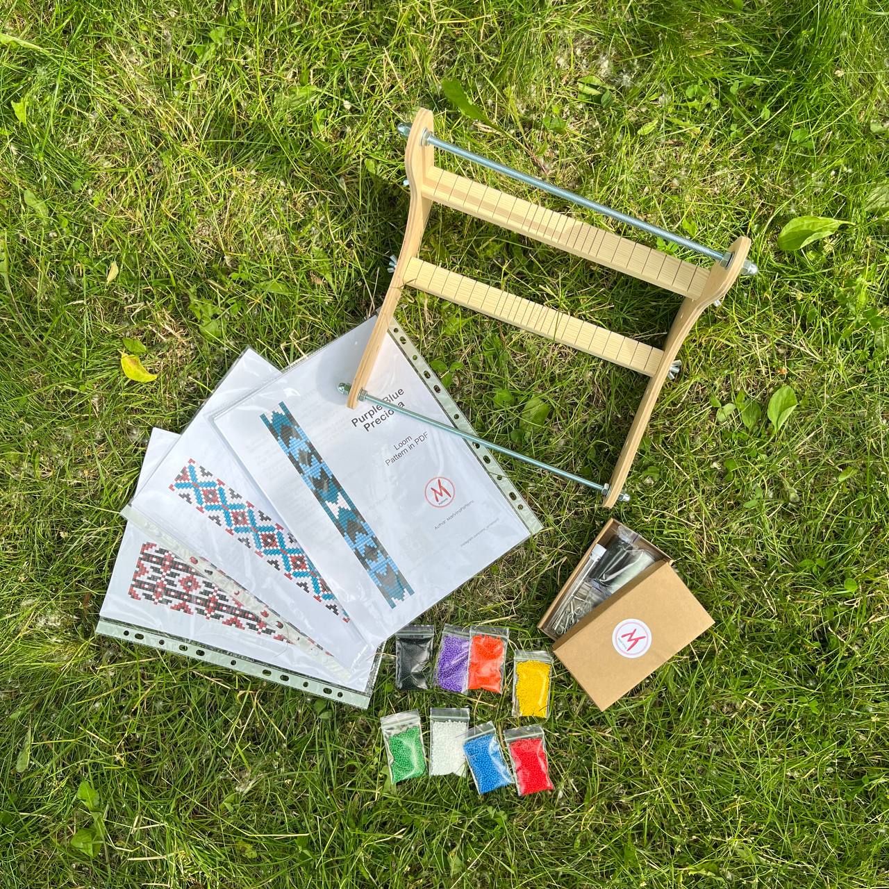 Big Light Bead Loom Kit - Everything you need to start loom weaving
