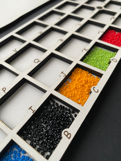 FULL ALPHABET Bead Organizer for seed beads