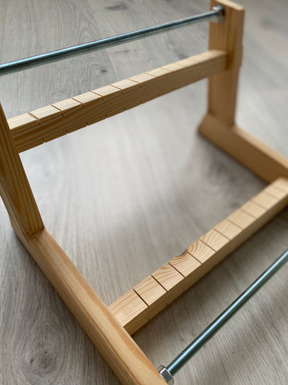 New Wooden Loom with MAGNET for LONG seed beadwork weaving