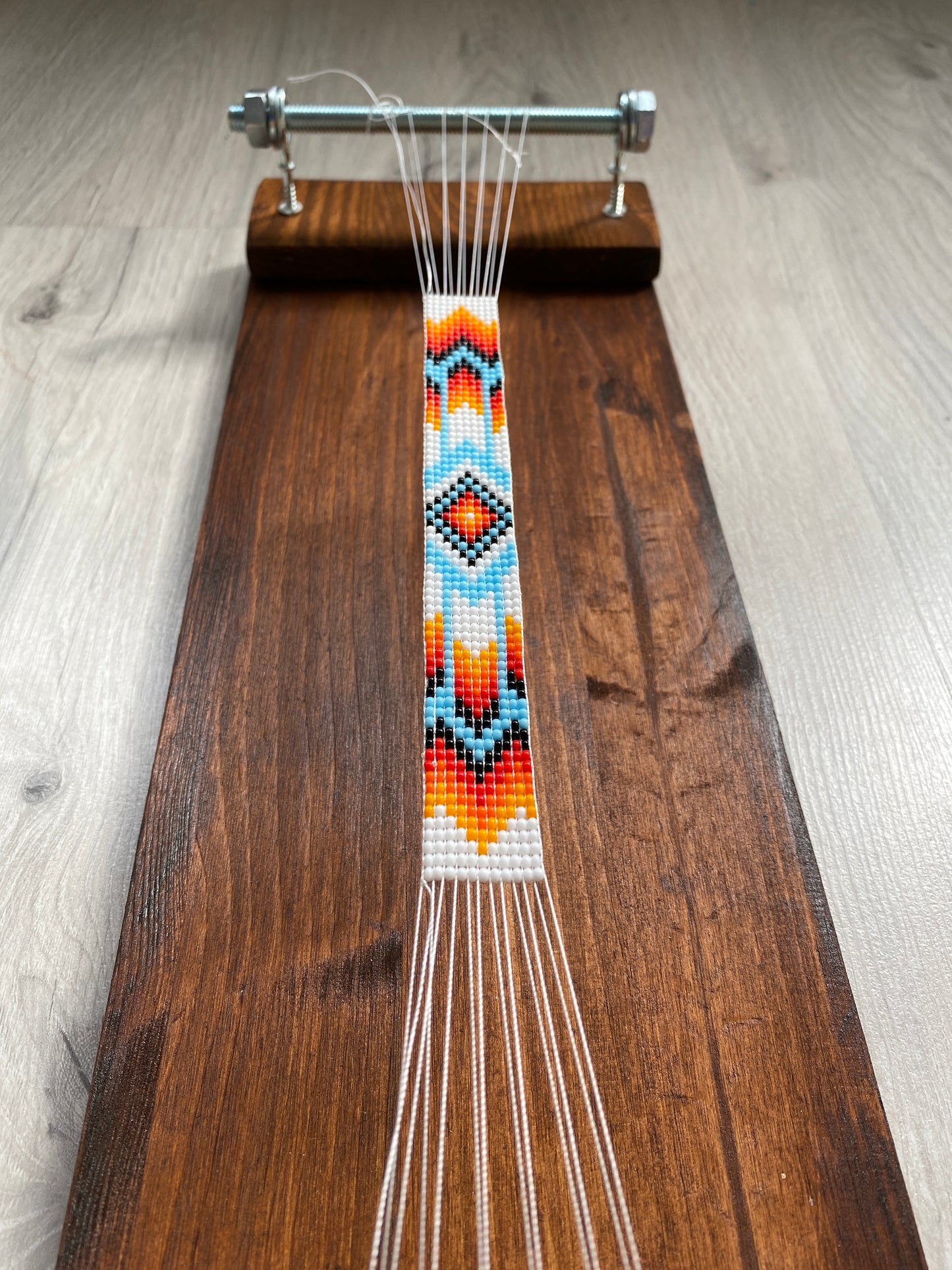 Dark Author's Loom for ONLY SHORT seed beadwork weaving