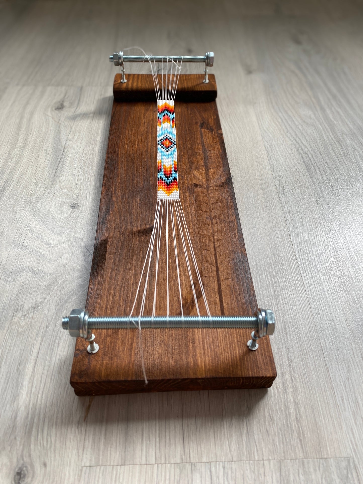 Dark Author's Loom for ONLY SHORT seed beadwork weaving