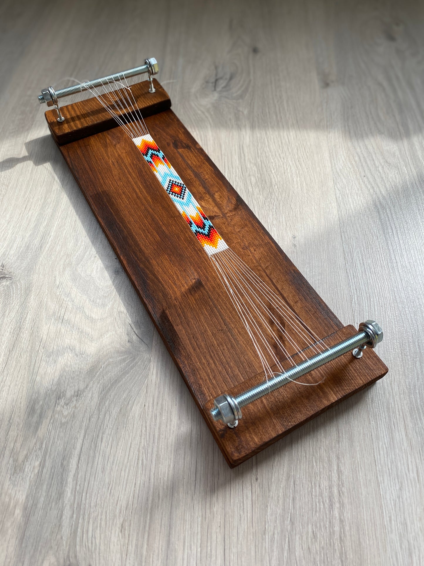 Dark Author's Loom for ONLY SHORT seed beadwork weaving