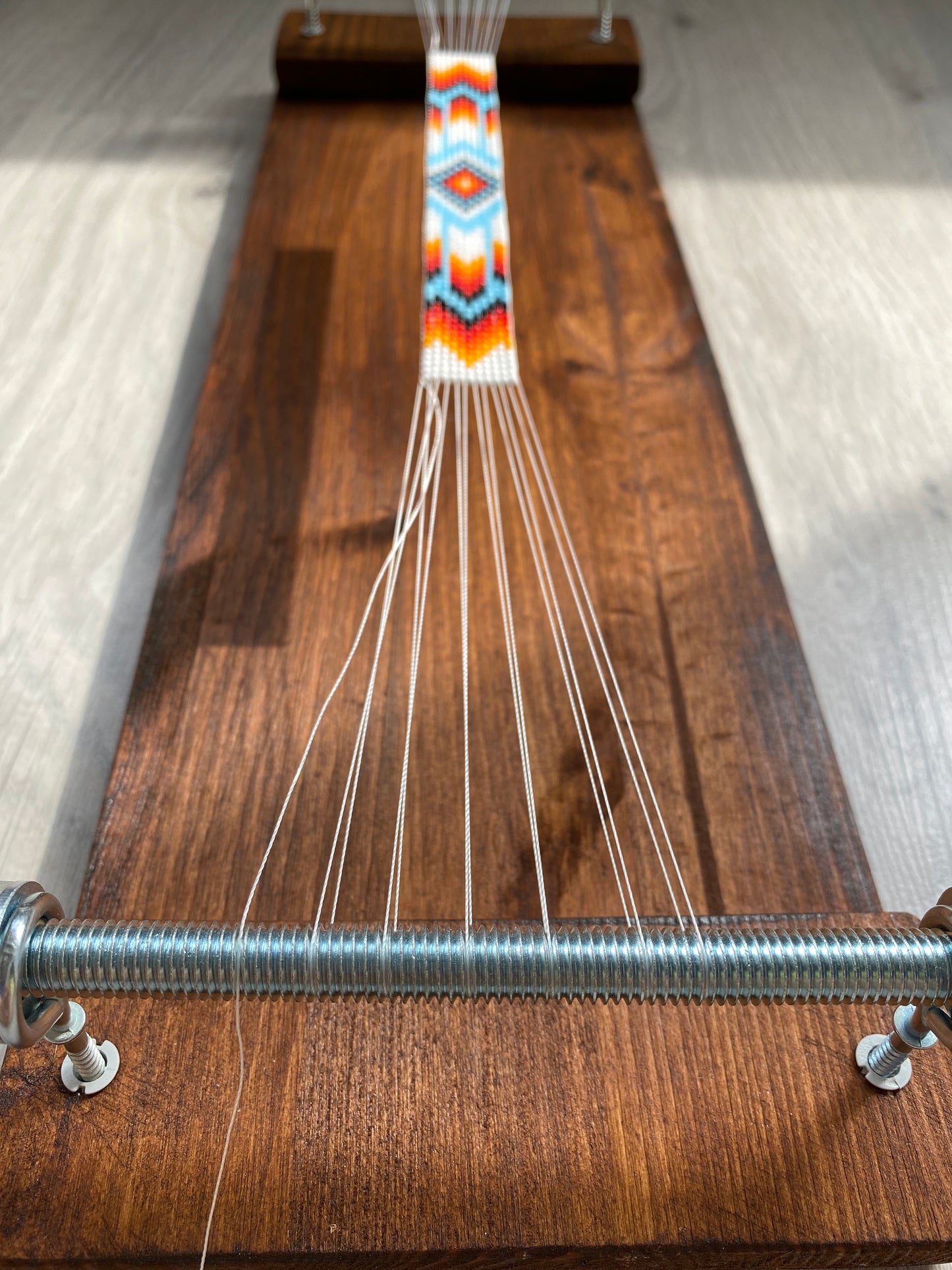 Dark Author's Loom for ONLY SHORT seed beadwork weaving