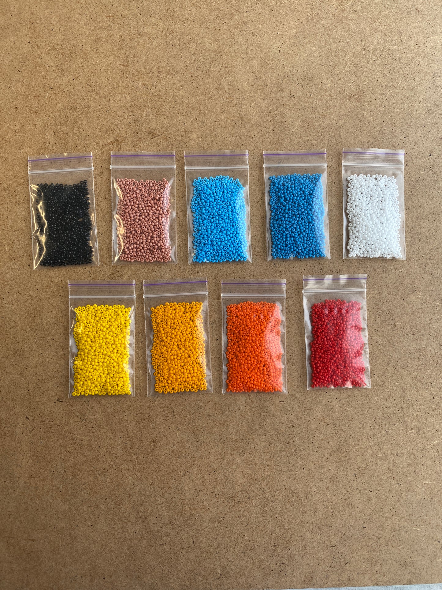 Feather Bead Kit for creating 3 Loom Bracelets - Jewelry making SET