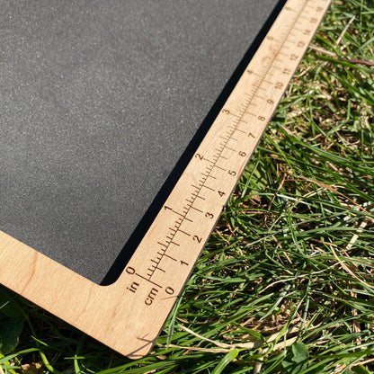 Soft Bead Organizer Board with Lettered Compartment Trays & Black Foam Work Surface