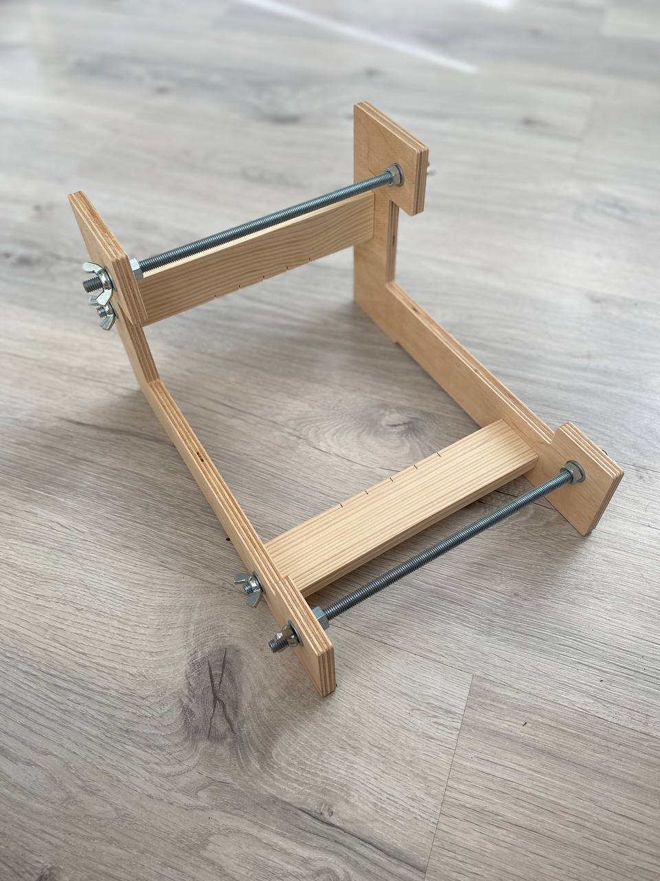 Large Wooden Loom for LONG seed beadwork weaving