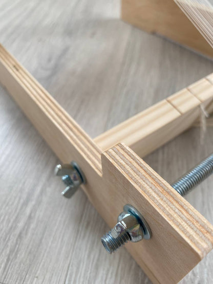 Large Wooden Loom for LONG seed beadwork weaving