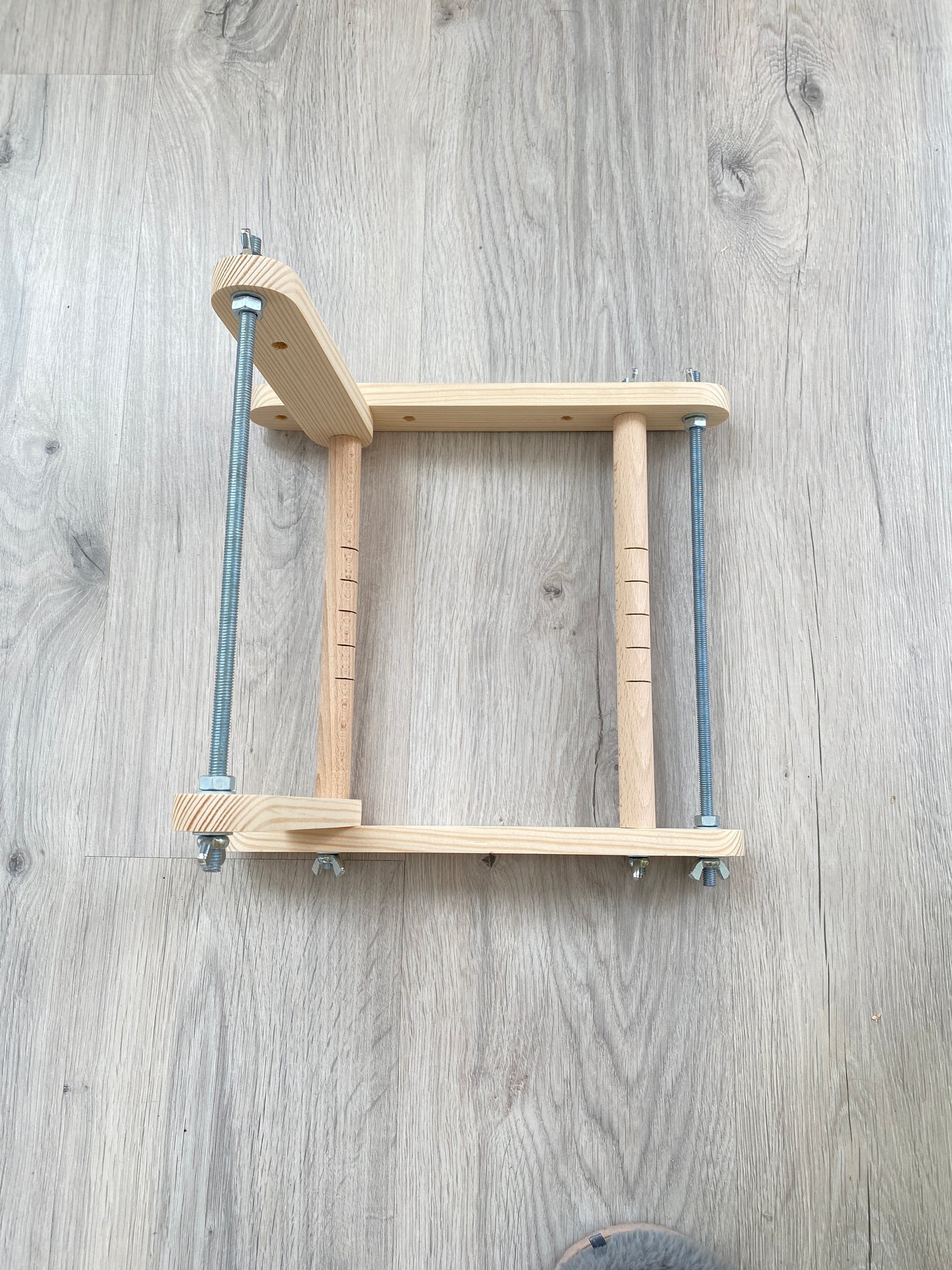 Upright Loom for LONG seed beadwork weaving