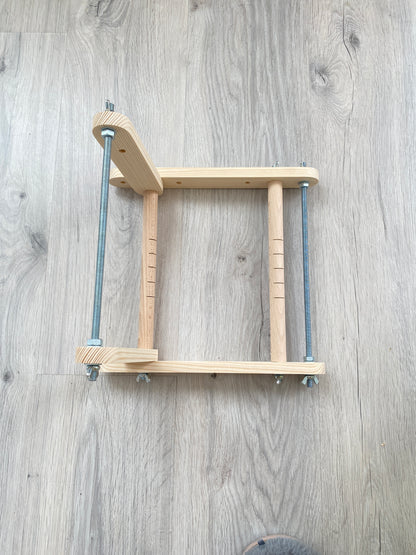 Upright Loom for LONG seed beadwork weaving