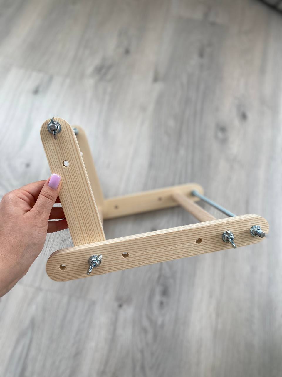 Upright Loom for LONG seed beadwork weaving