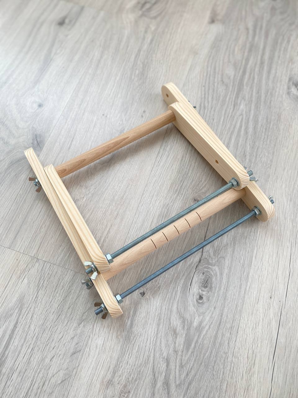 Upright Loom for LONG seed beadwork weaving