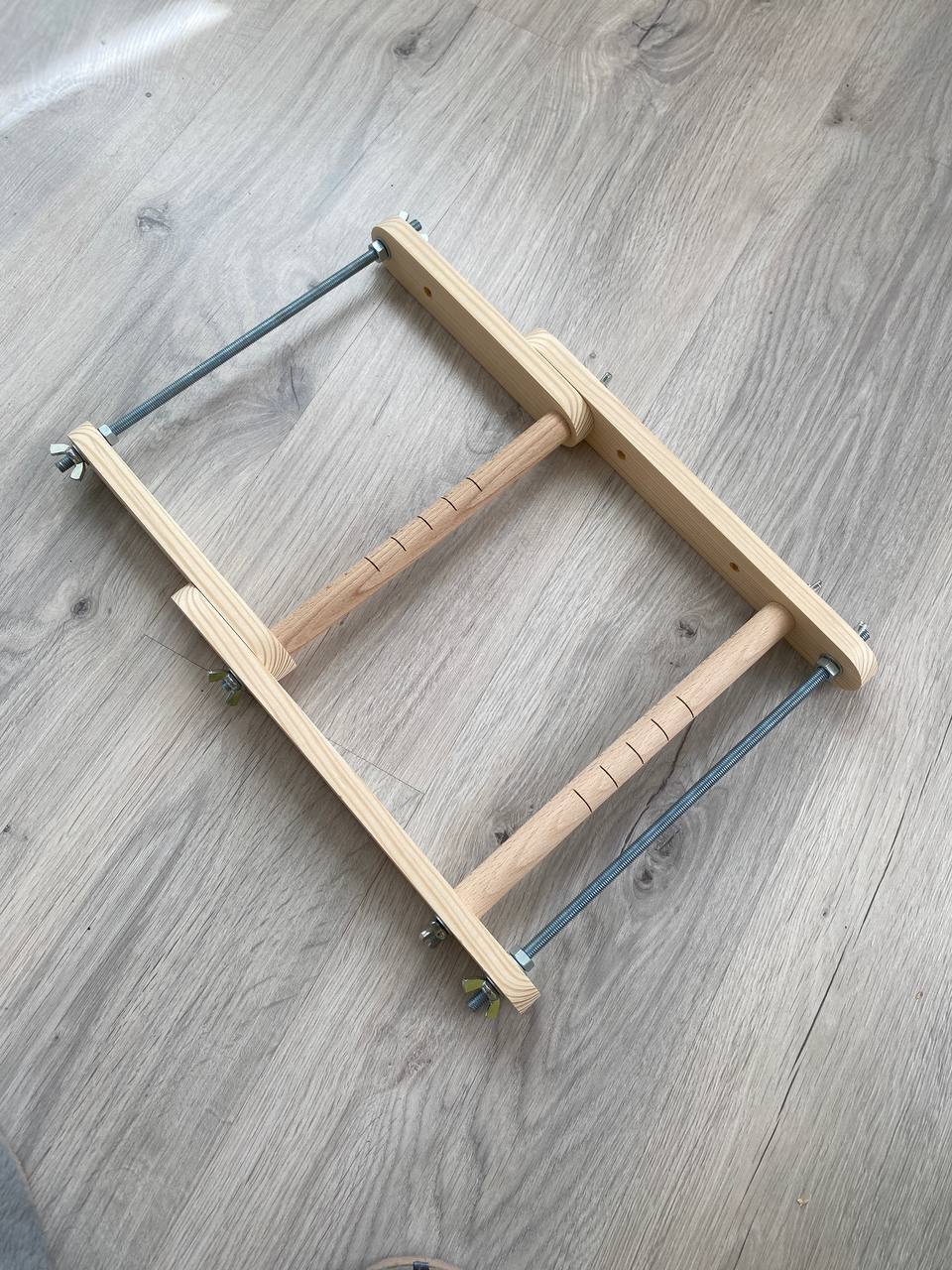 Upright Loom for LONG seed beadwork weaving