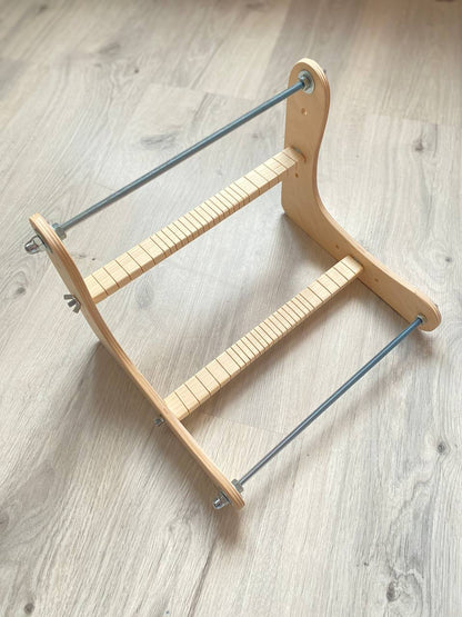 Big Wooden Loom for LONG seed beadwork weaving