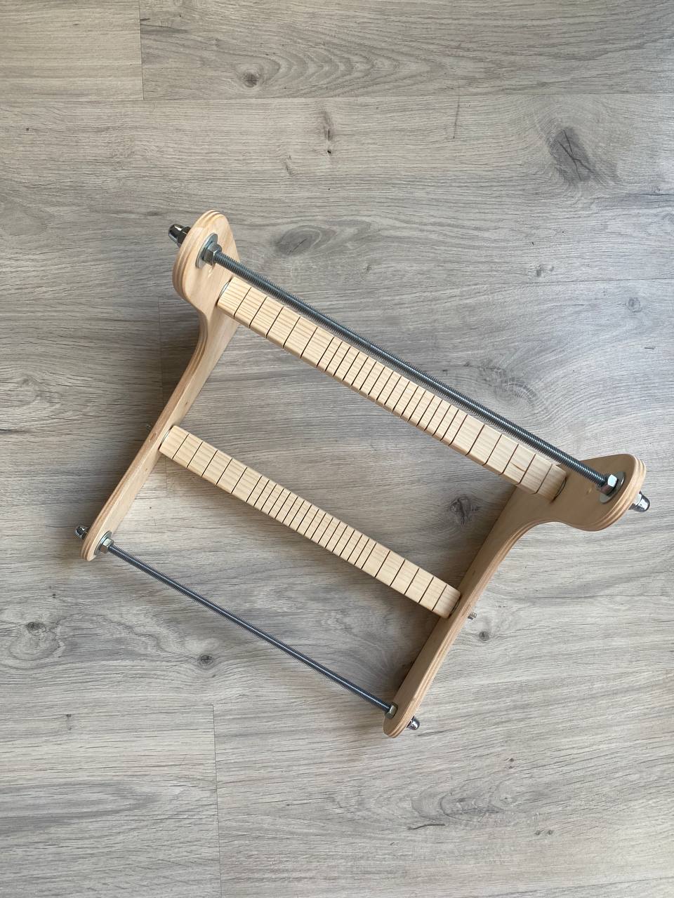 Big Wooden Loom for LONG seed beadwork weaving