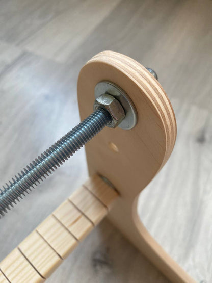 Big Wooden Loom for LONG seed beadwork weaving