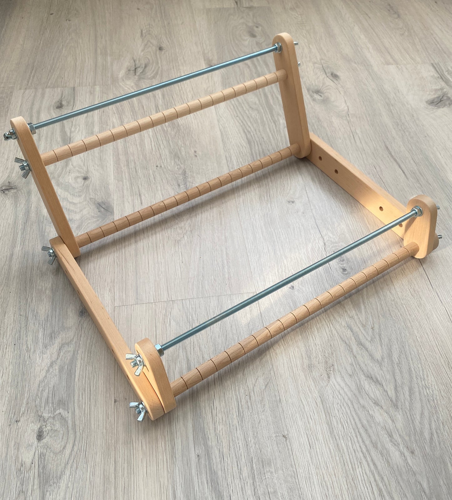 The Biggest Upright Loom for LONG seed beadwork weaving