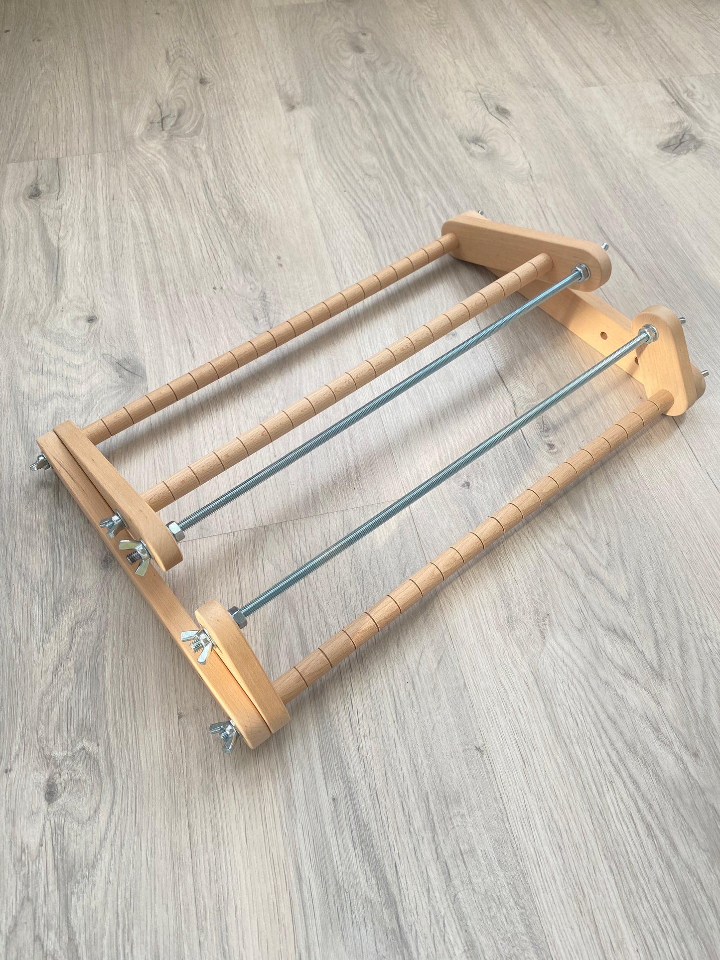 The Biggest Upright Loom for LONG seed beadwork weaving