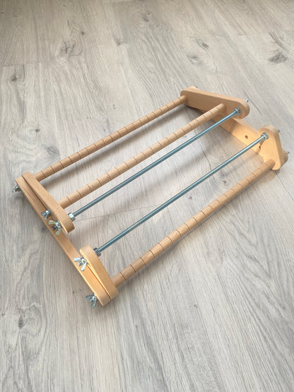 The Biggest Upright Loom for LONG seed beadwork weaving