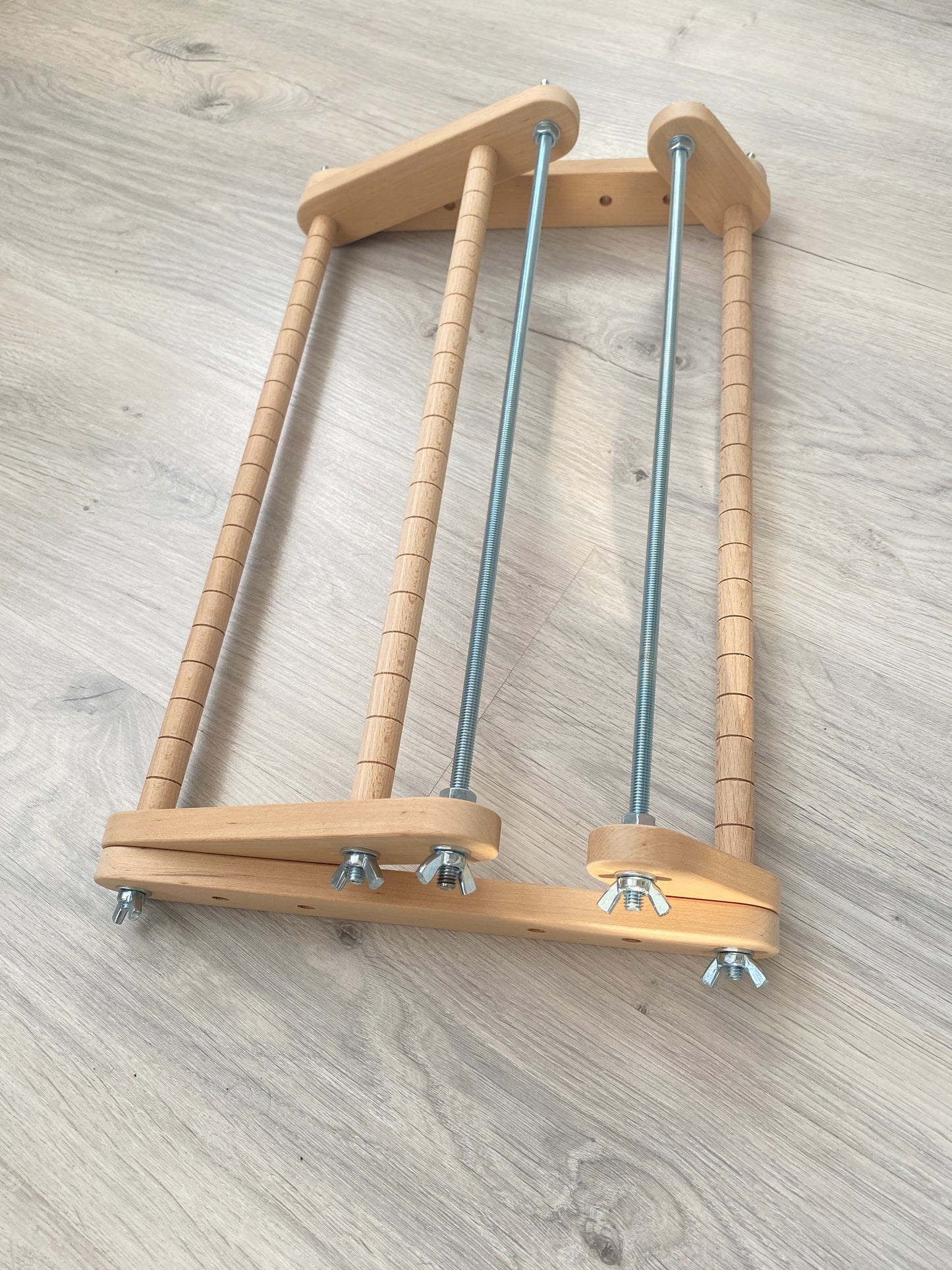 The Biggest Upright Loom for LONG seed beadwork weaving